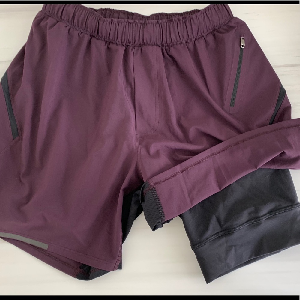 Luluelmon Men’s Pace Breaker Short Deep Zinfandel
